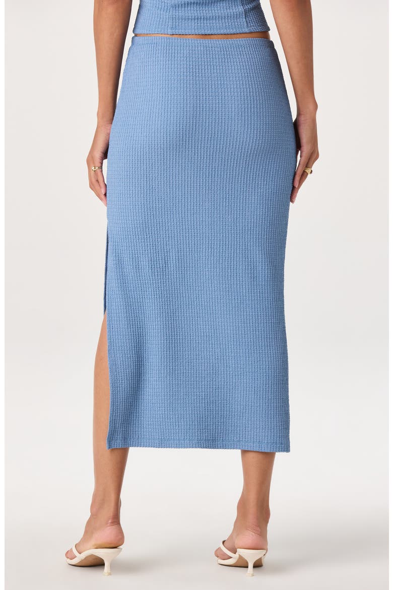Milana Rib Midi Skirt, Alternate, color, BLUE