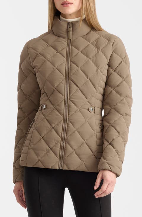 VIK Diamond Quilted Recycled Down Jacket