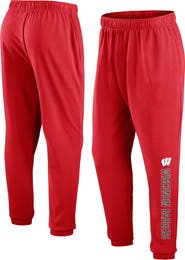 FANATICS Men's Fanatics Branded Red Wisconsin Badgers Chop Block Fleece Sweatpants