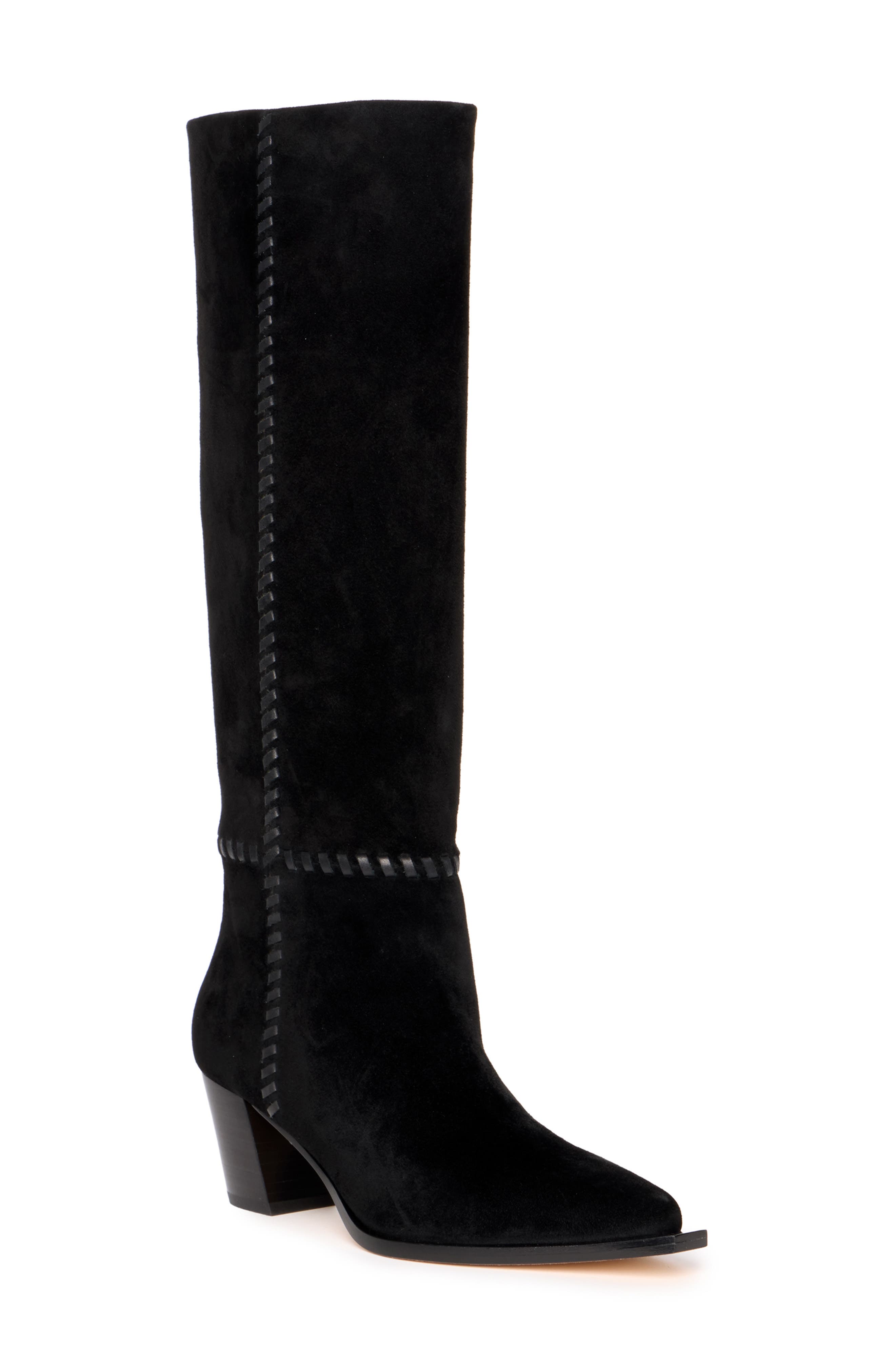Lillith Knee High Boot, Main, color, BLACK