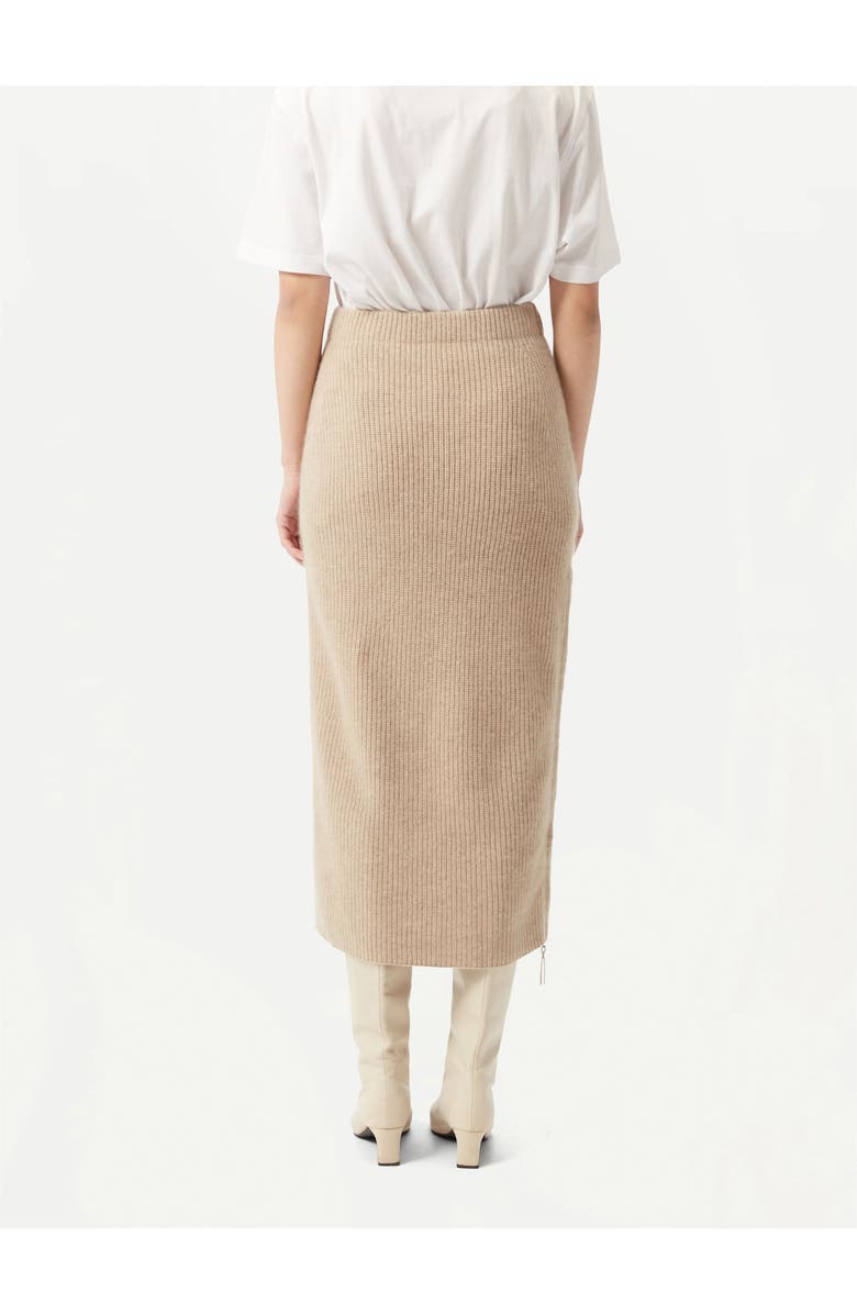 GOBI Mongolian Cashmere Cashmere Skirt with Zip, Alternate, color, 
