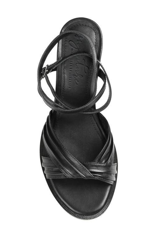 Journee Collection Freeda Ankle Strap Sandal In Black