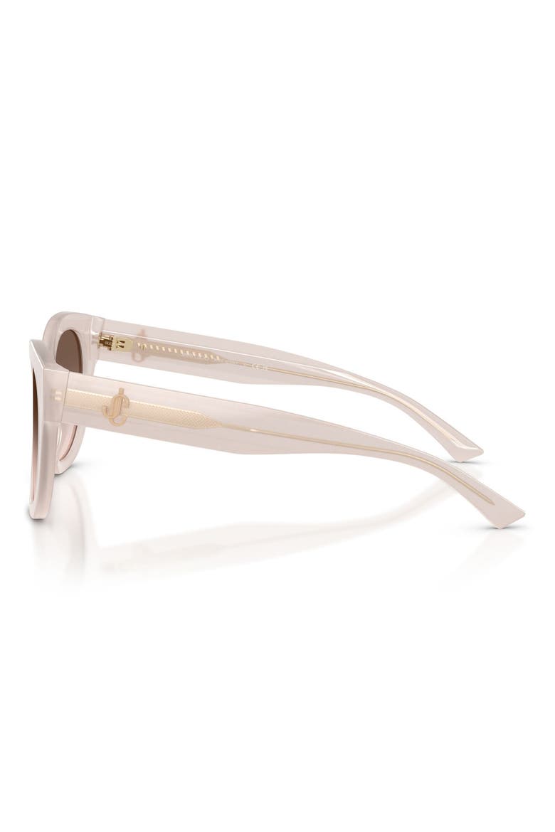 51mm Round Sunglasses, Alternate, color, OPALINE TAUPE / PINK / GREY