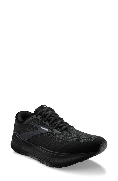 Brooks Addiction 2 Walking Shoe In Black/black/ebony