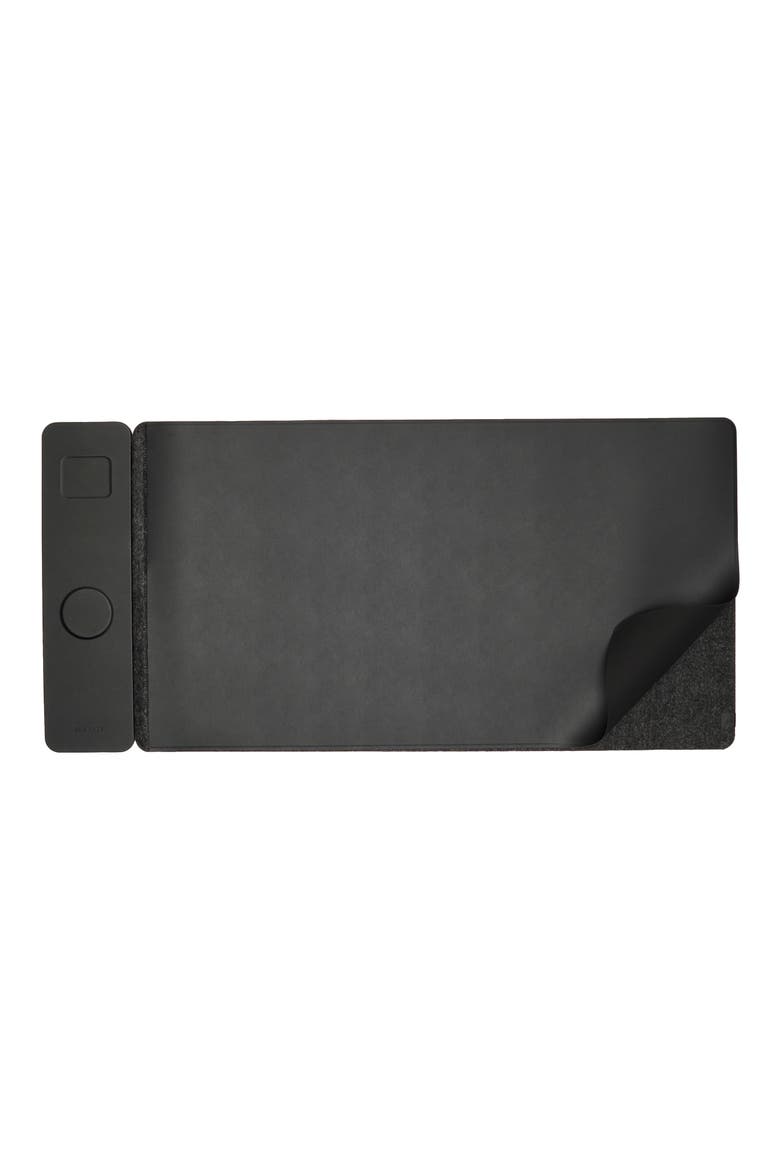 ALTI Wireless Charging Desk Mat, Alternate, color, BLACK