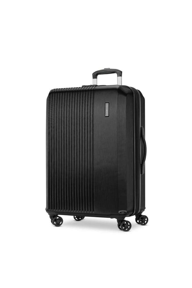 Alliance SE Hardside (20"/24"/28") 3 Piece Spinner Luggage Set, Alternate, color, Bass Black