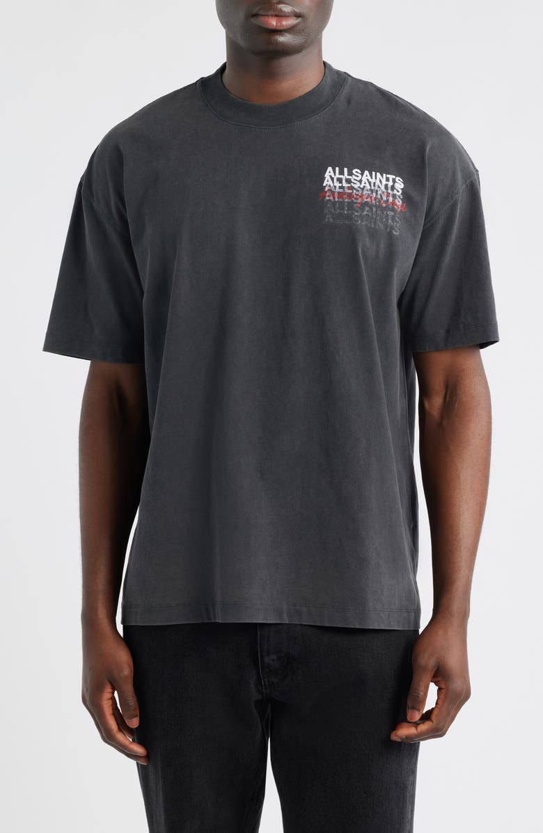 AllSaints Graphene Cotton Graphic T-Shirt, Main, color, 