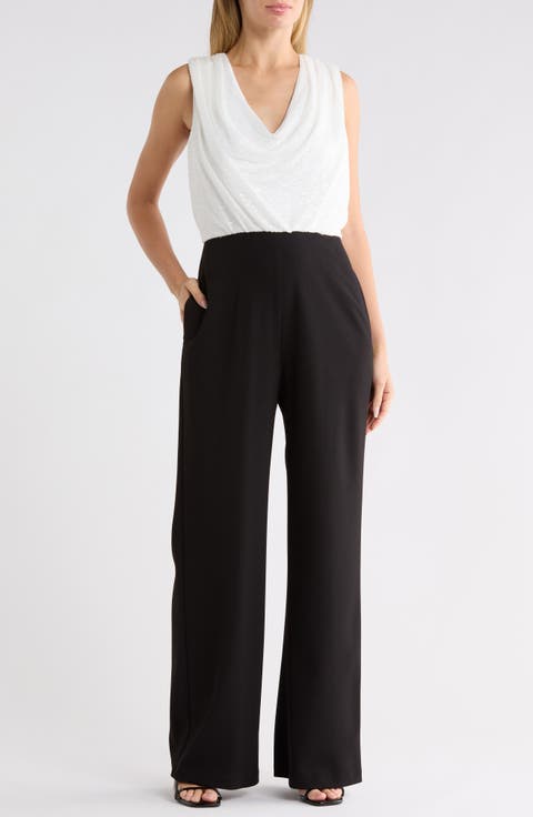 Drape Neck Jumpsuit