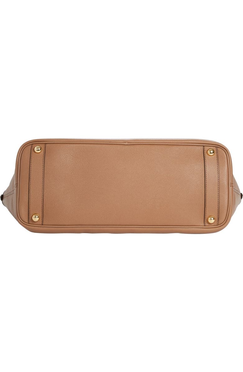 Burberry 'Medium Honeybrook' Leather Tote, Alternate, color,