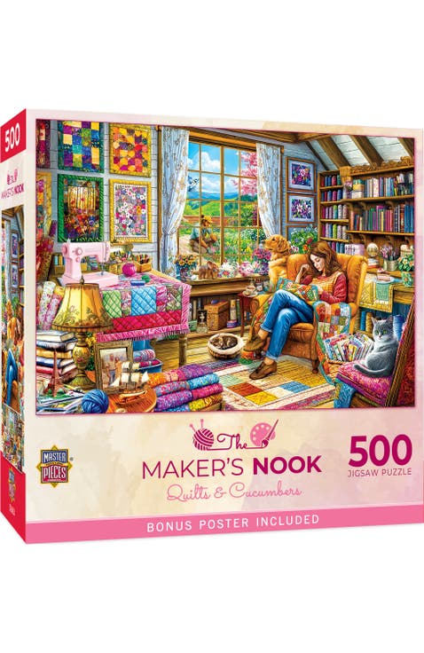 Quilts & Cucumbers 500 Piece Puzzle