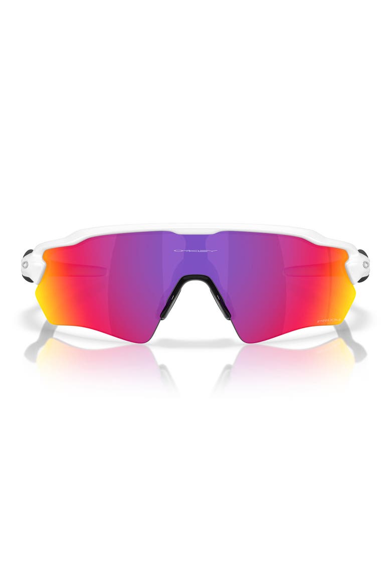 131mm Prizm™ Rectangular Sunglasses, Main, color, MATTE WHITE