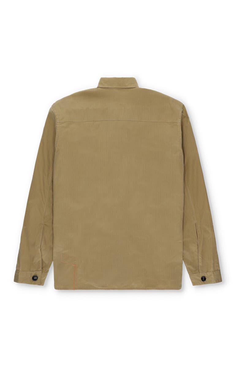 Fortela Mark Cotton Cerato Overshirt, Alternate, color, Beige
