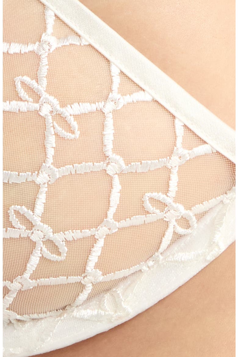 Serena Underwire Demi Bra, Alternate, color, IVORY