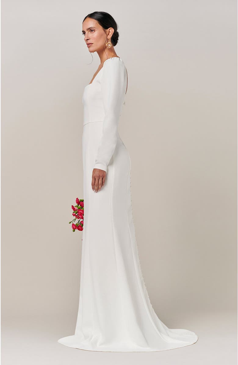 BWLDR Amaria Gown, Alternate, color, White