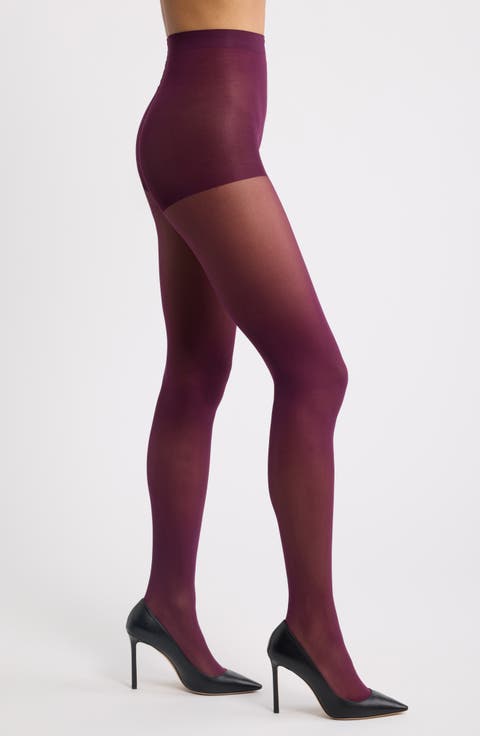 Sheer Control Top Tights