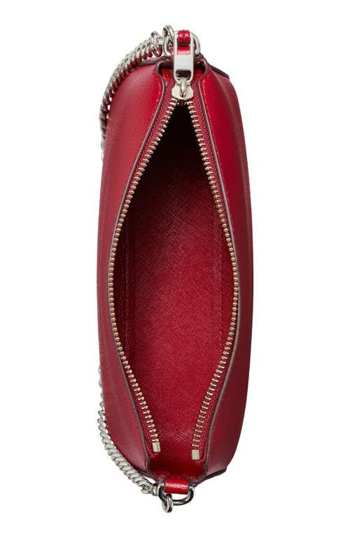 Tory Burch Small Perry Leather Shoulder Bag In Red