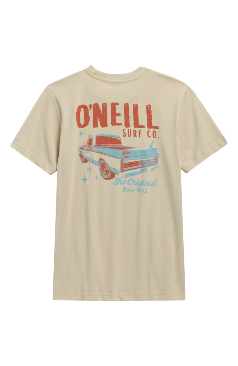 O'Neill Kids' Open Road Cotton Graphic T-Shirt, Alternate, color, Light Khaki