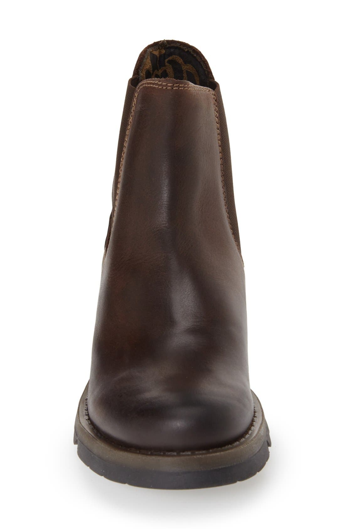 'Salv' Chelsea Boot, Alternate, color, DARK BROWN 001