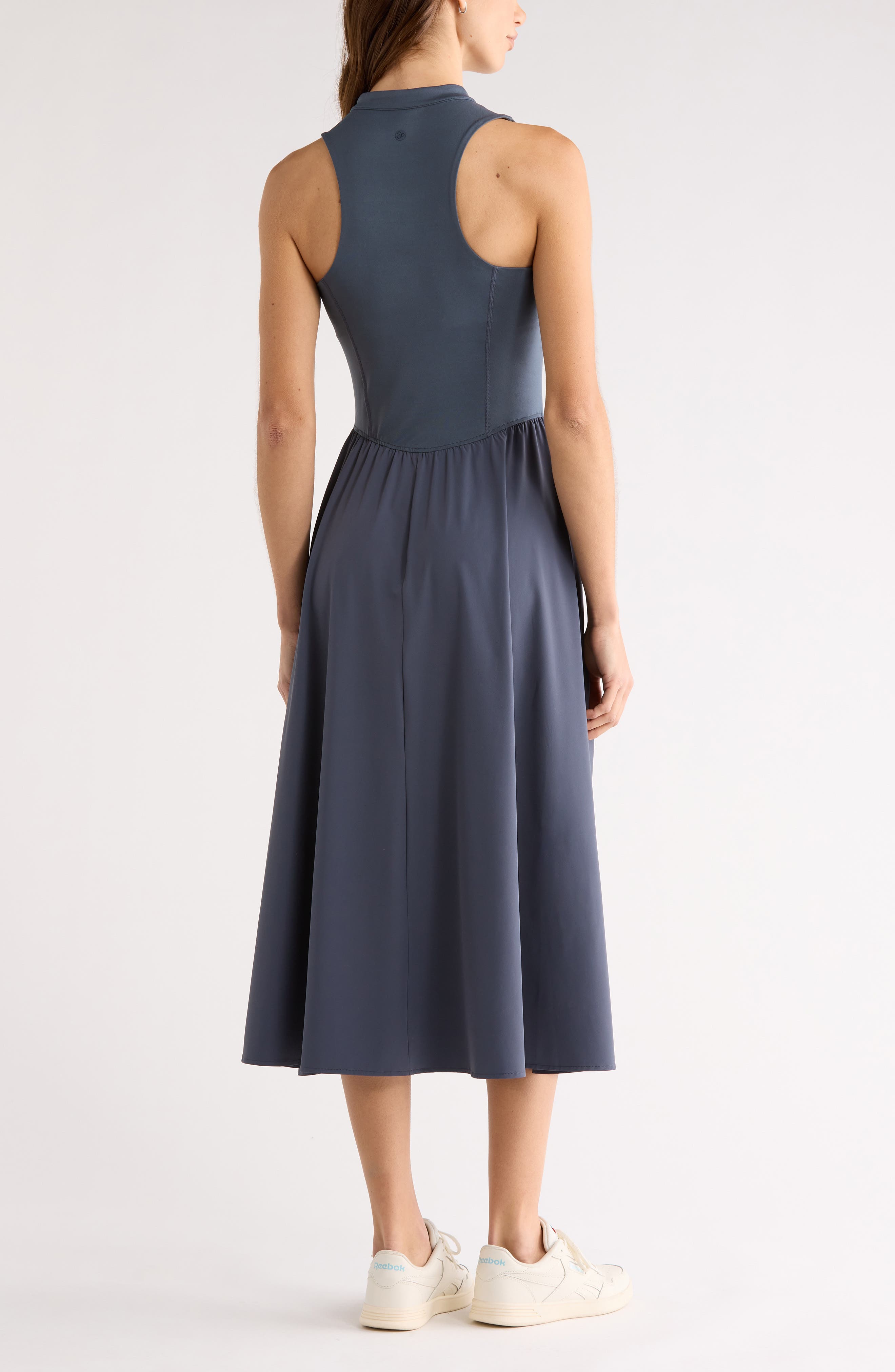 Atlas Zip Front Sleeveless Midi Dress - image 4