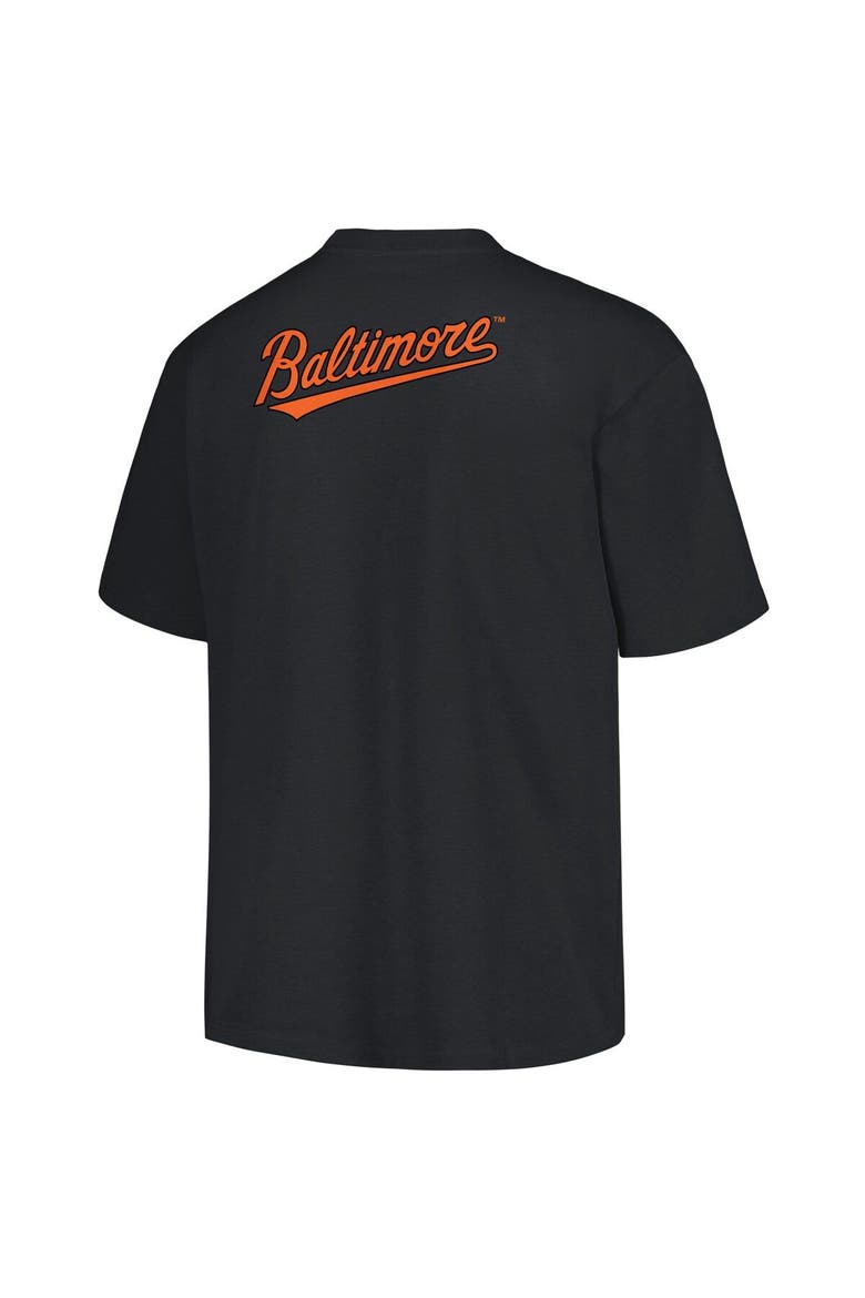 Men's PLEASURES  Black Baltimore Orioles Mascot T-Shirt, Alternate, color, Black