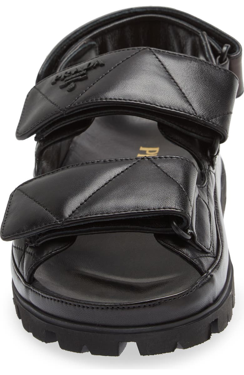 Prada Double Strap Sandal, Alternate, color,
