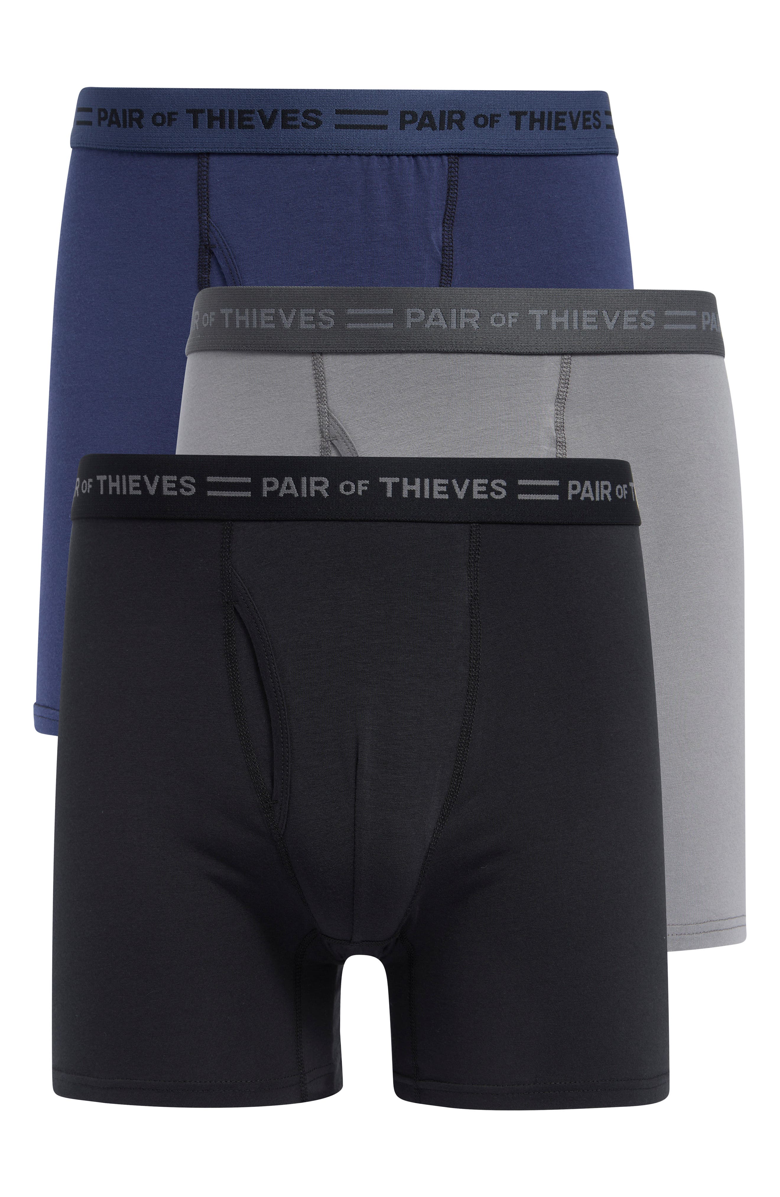3-Pack Cotton Boxer Briefs