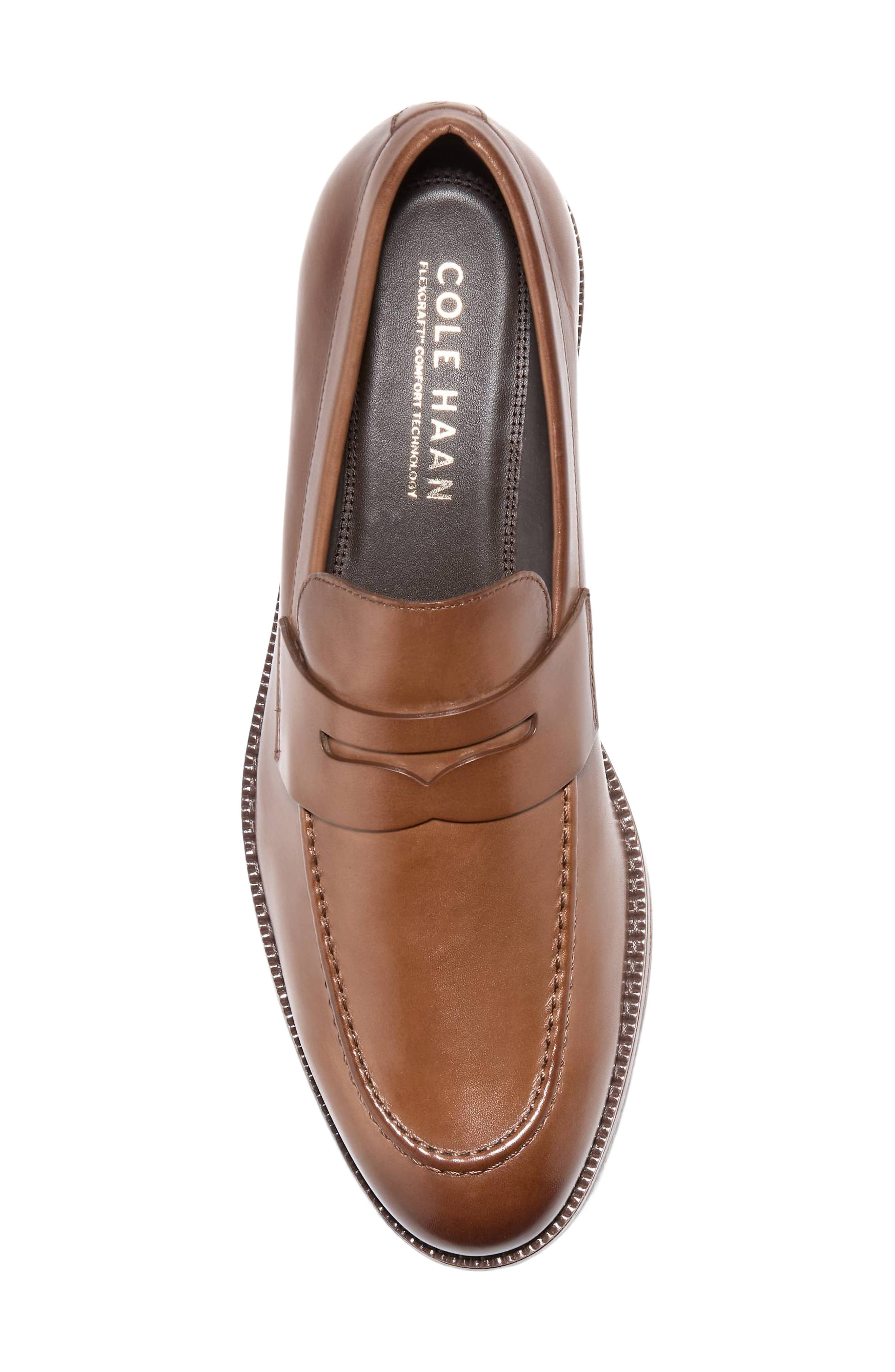 Cole Haan Ledley Grand Penny Loafer, Alternate, color, British Tan / Dark Natural
