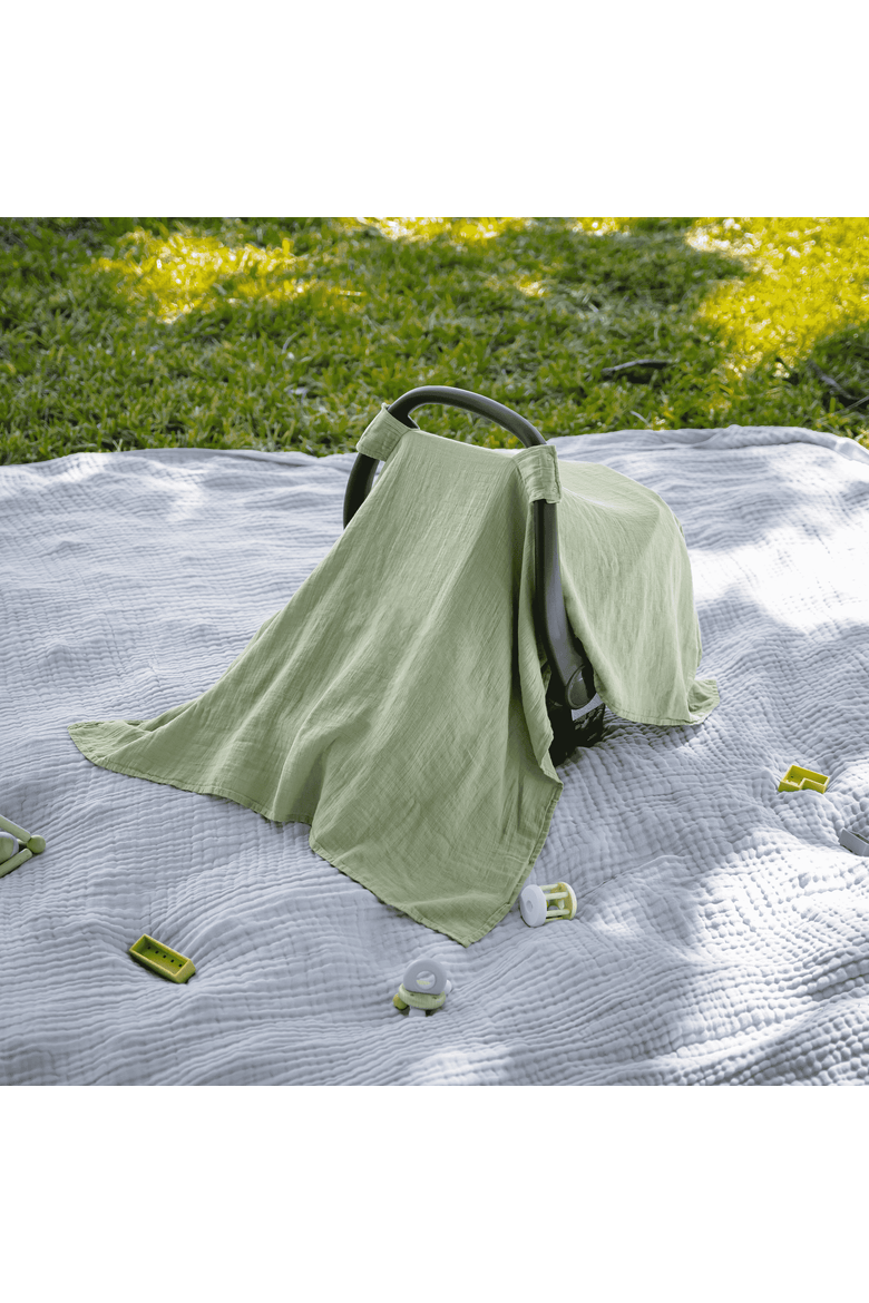 Baby Car Seat Cover, Alternate, color, Sage
