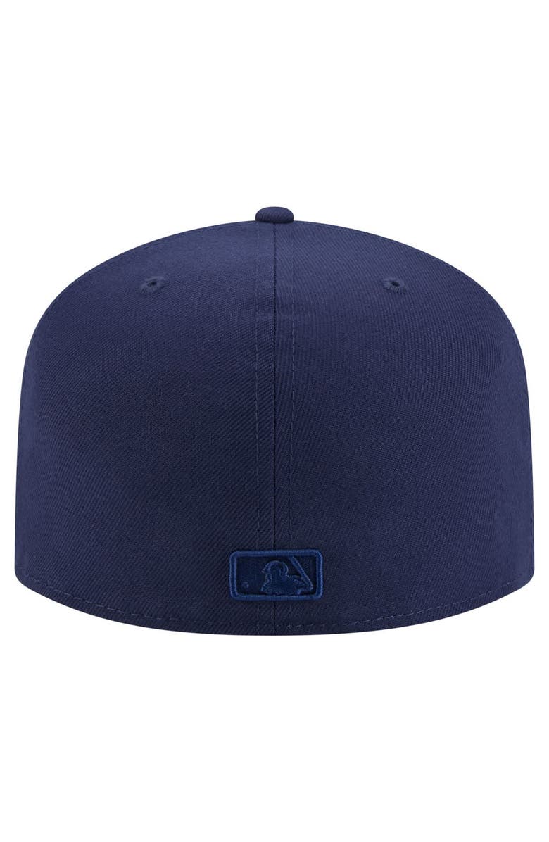 New Era Men's New Era Navy Texas Rangers Color Pack A-Frame 59FIFTY Fitted Hat, Alternate, color, 