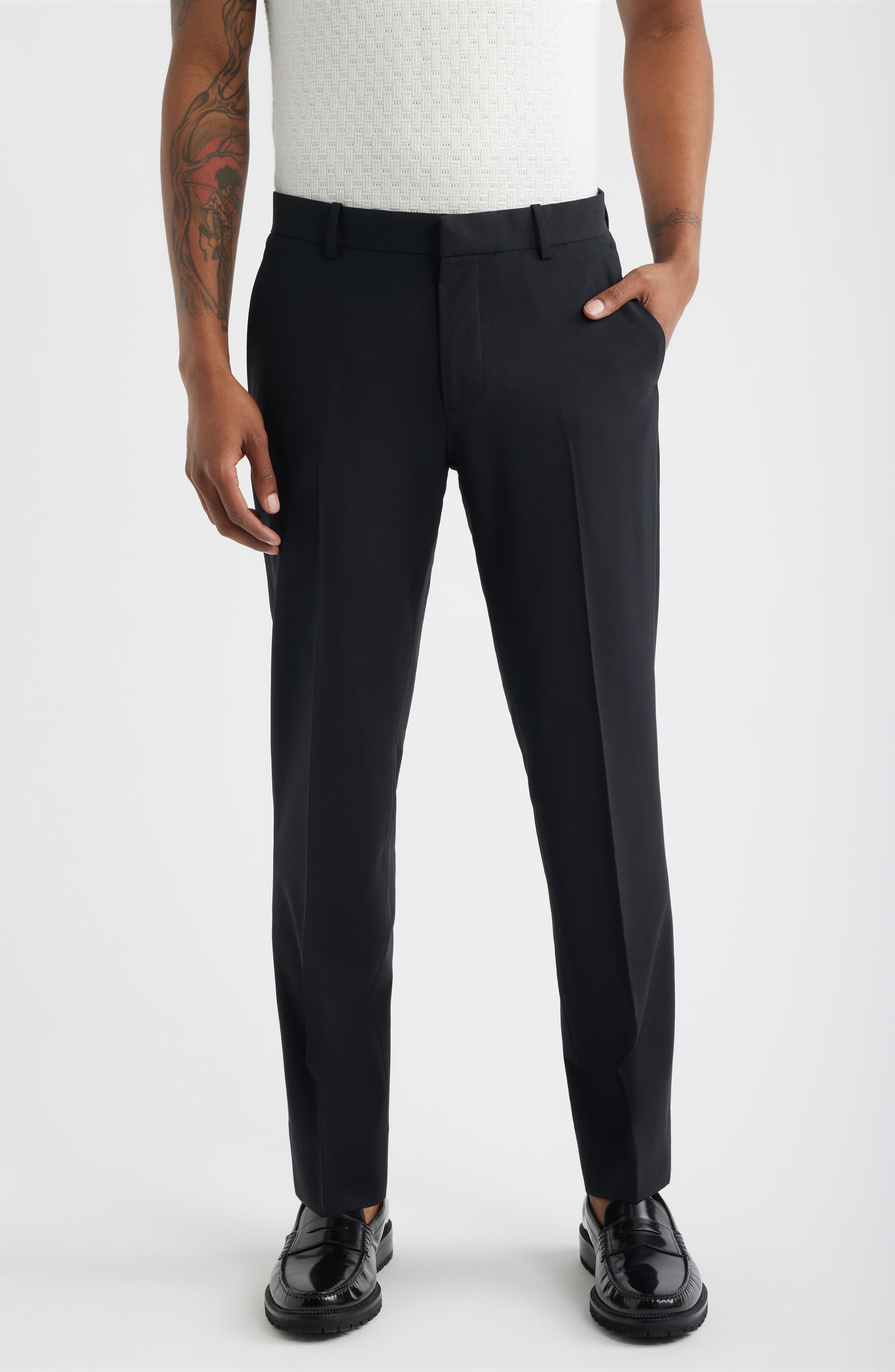 Skinny Fit Suit Pants - image 3