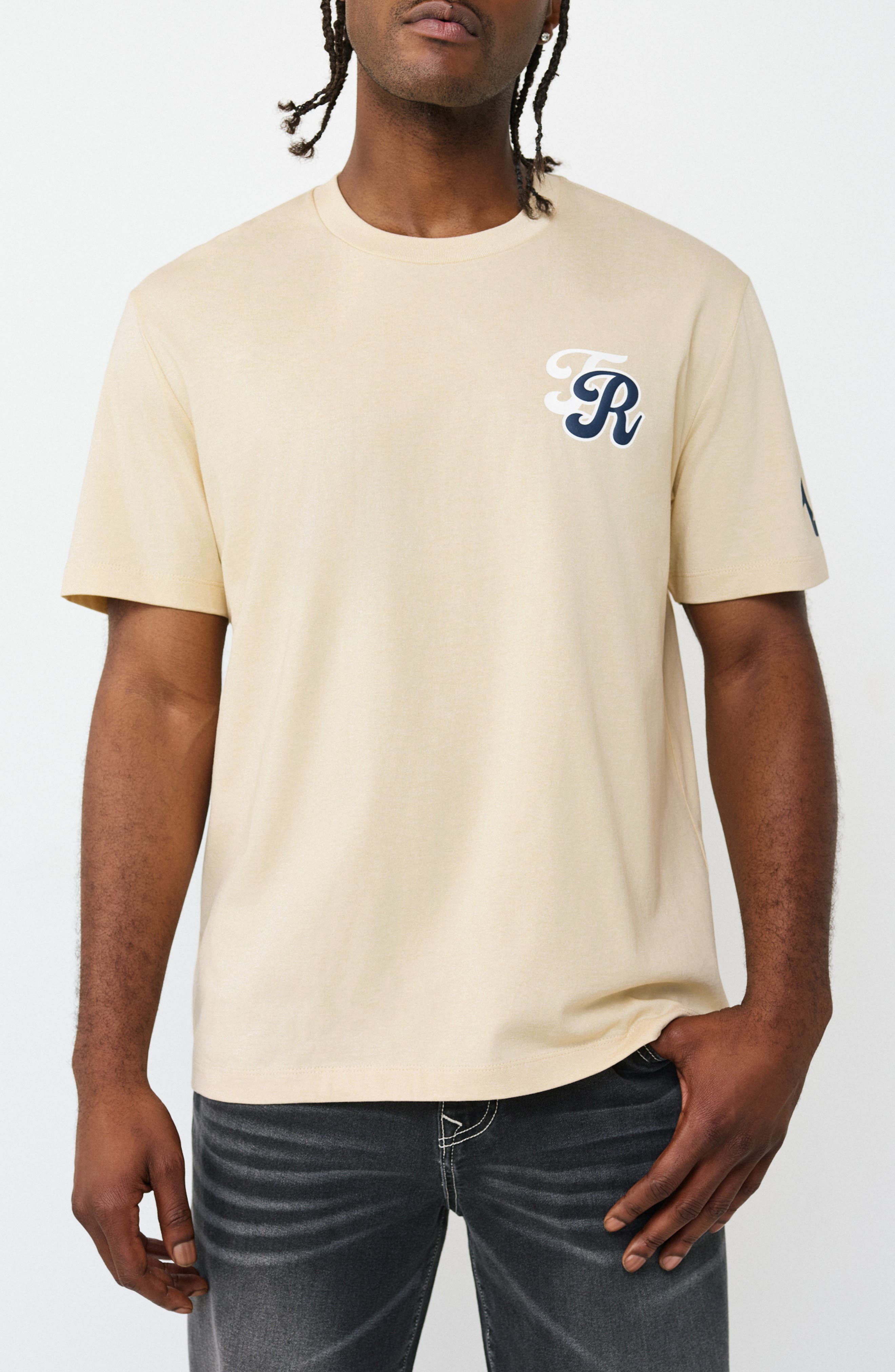 True Religion Cali Bay Big Buddha Graphic T-Shirt