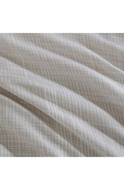 Calvin Klein Textural Rib Duvet Cover & Sham Set In Warm Taupe