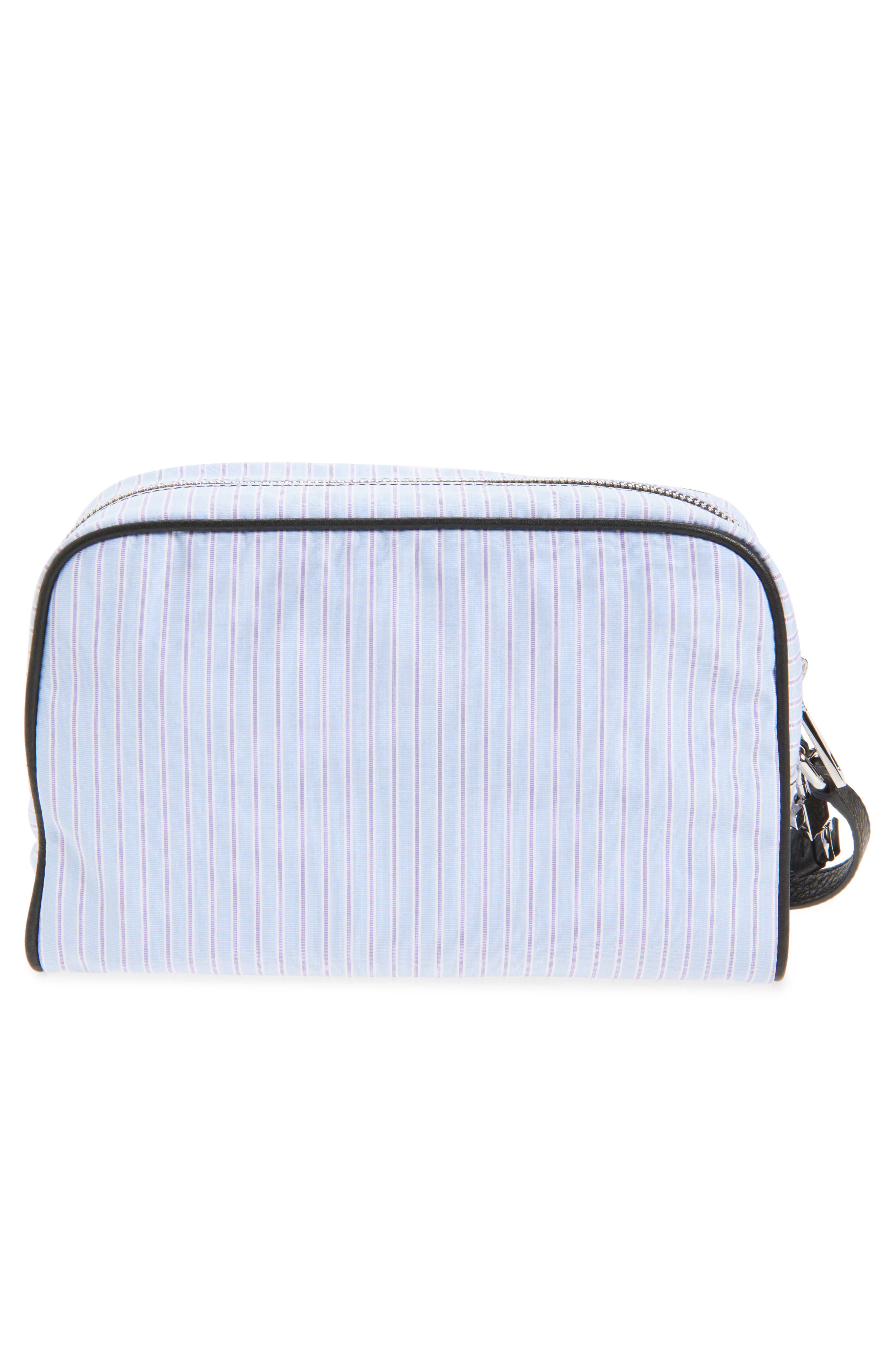 Dolce&Gabbana Stripe Poplin Bag, Alternate, color, Multicolor Azzurro