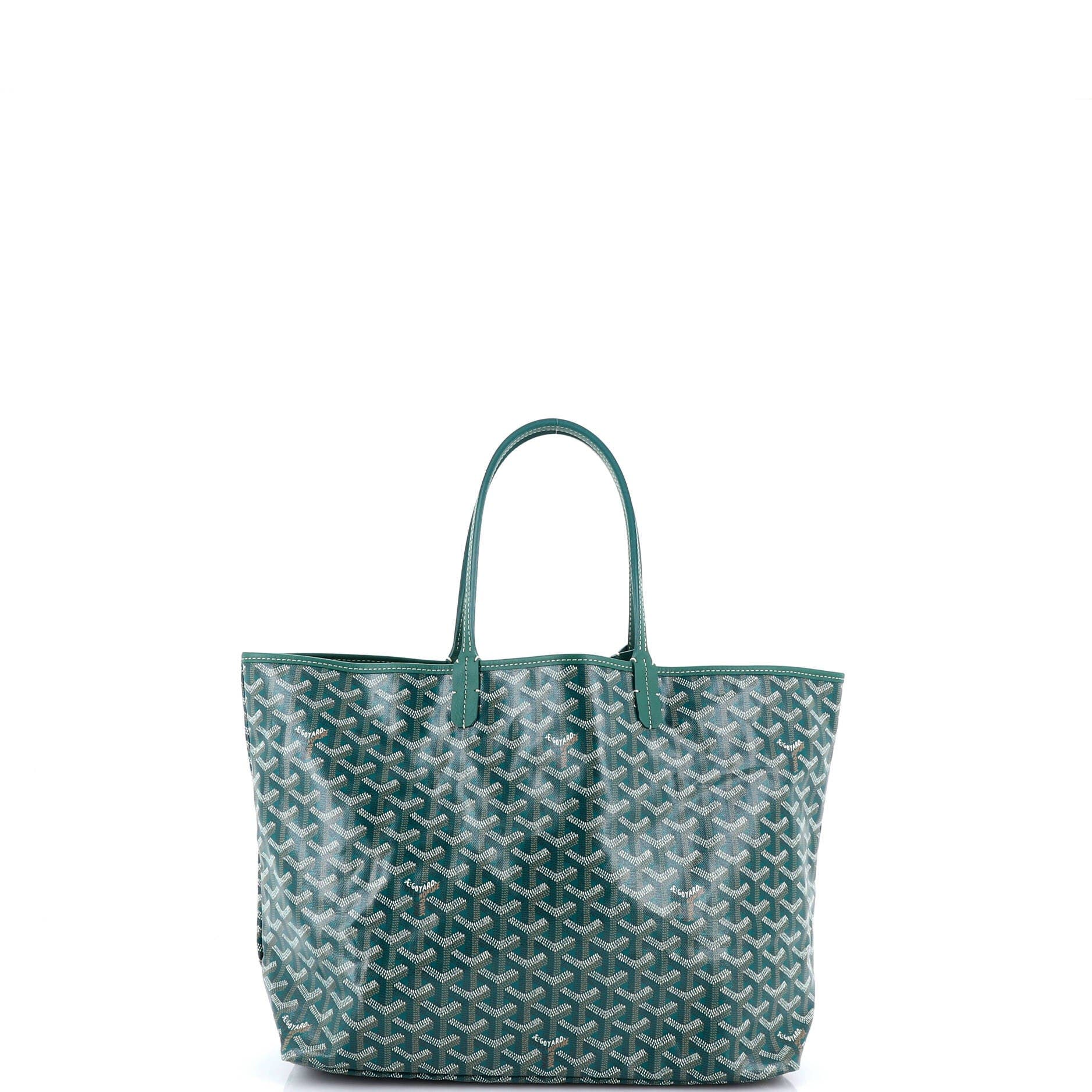 Pre-Owned Goyard Saint Louis Tote Coated Canvas PM, Alternate, color, Green