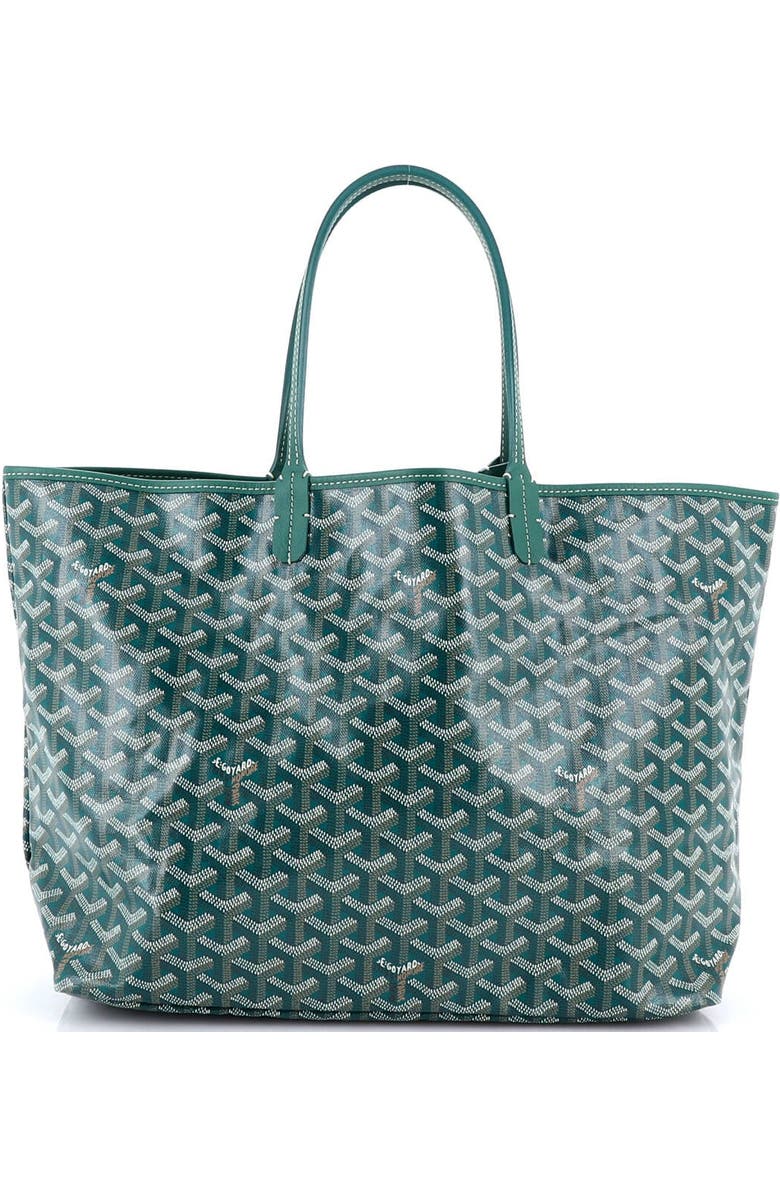 Pre-Owned Goyard Saint Louis Tote Coated Canvas PM, Alternate, color, Green