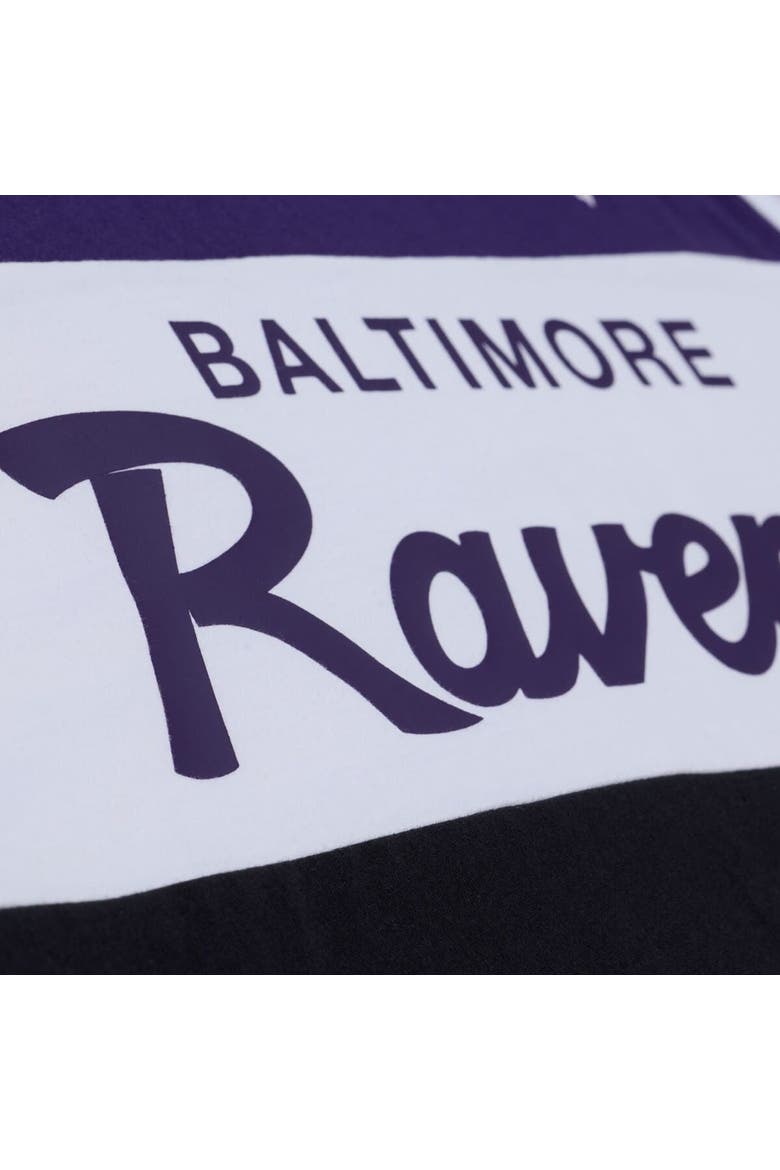 Men's Mitchell & Ness  Black/Purple Baltimore Ravens Head Coach Tank Top, Alternate, color, Black