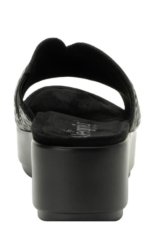 ALEGRIA BY PG LITE ALEGRIA BY PG LITE TRINITI PLATFORM WEDGE SLIDE SANDAL