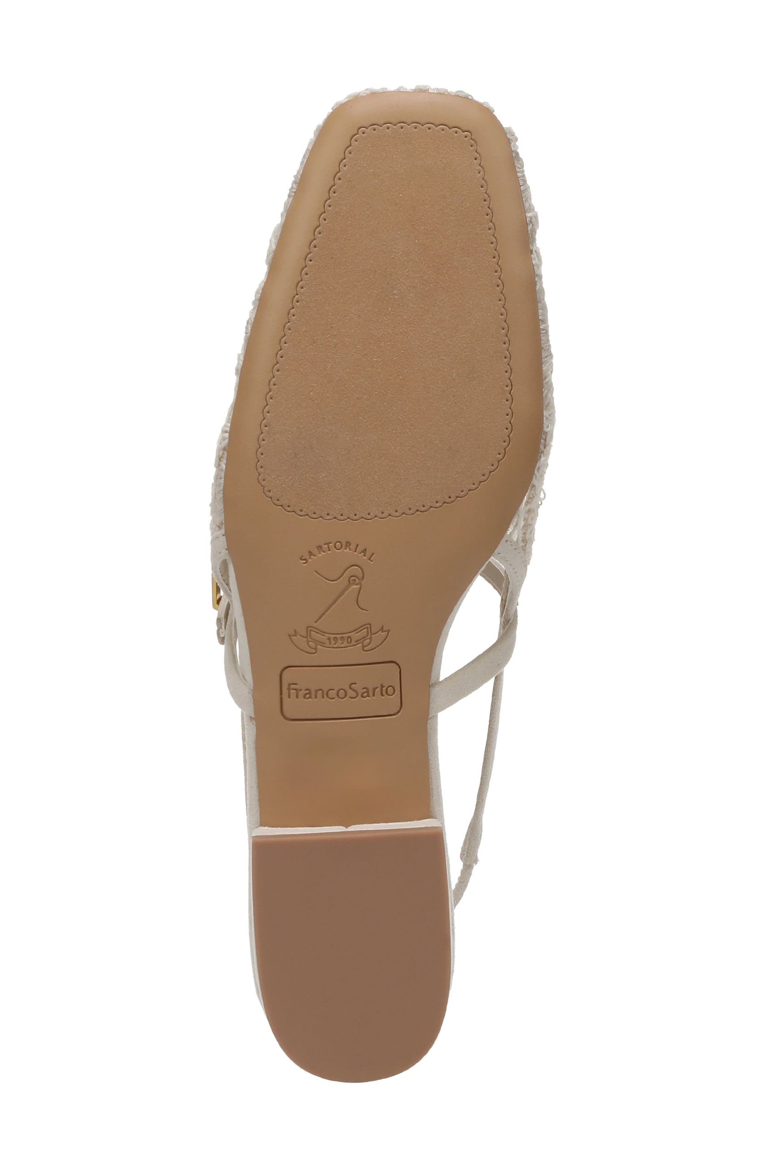 Destin Slingback Flat, Alternate, color, VANILLA BEIGE