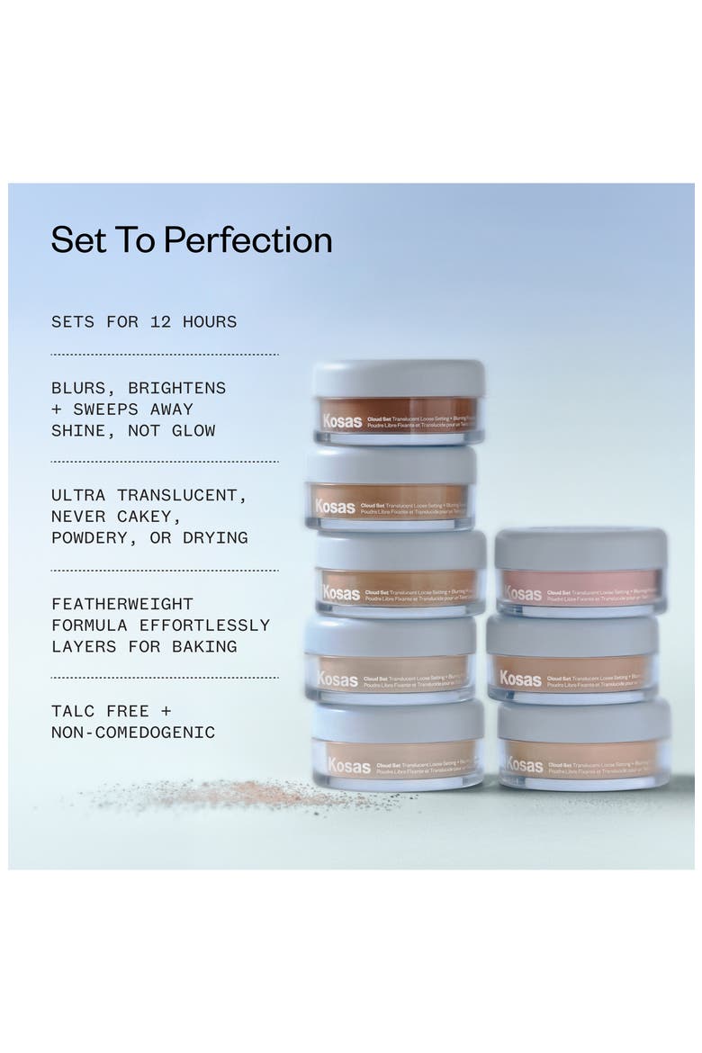 Cloud Set Translucent Loose Setting + Blurring Powder, Alternate, color, TRANSLUCENT VELVETY
