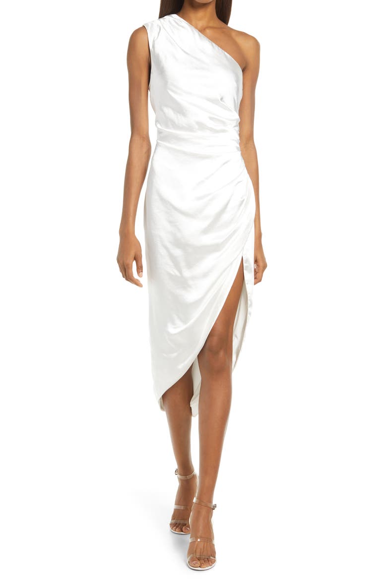 cassini one-shoulder dress As seen on