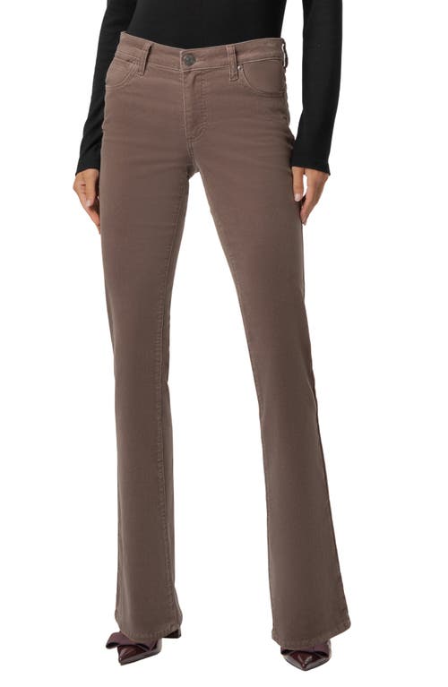 Kut From The Kloth Natalie Mid Rise Bootcut Corduroy Pants In Mocha