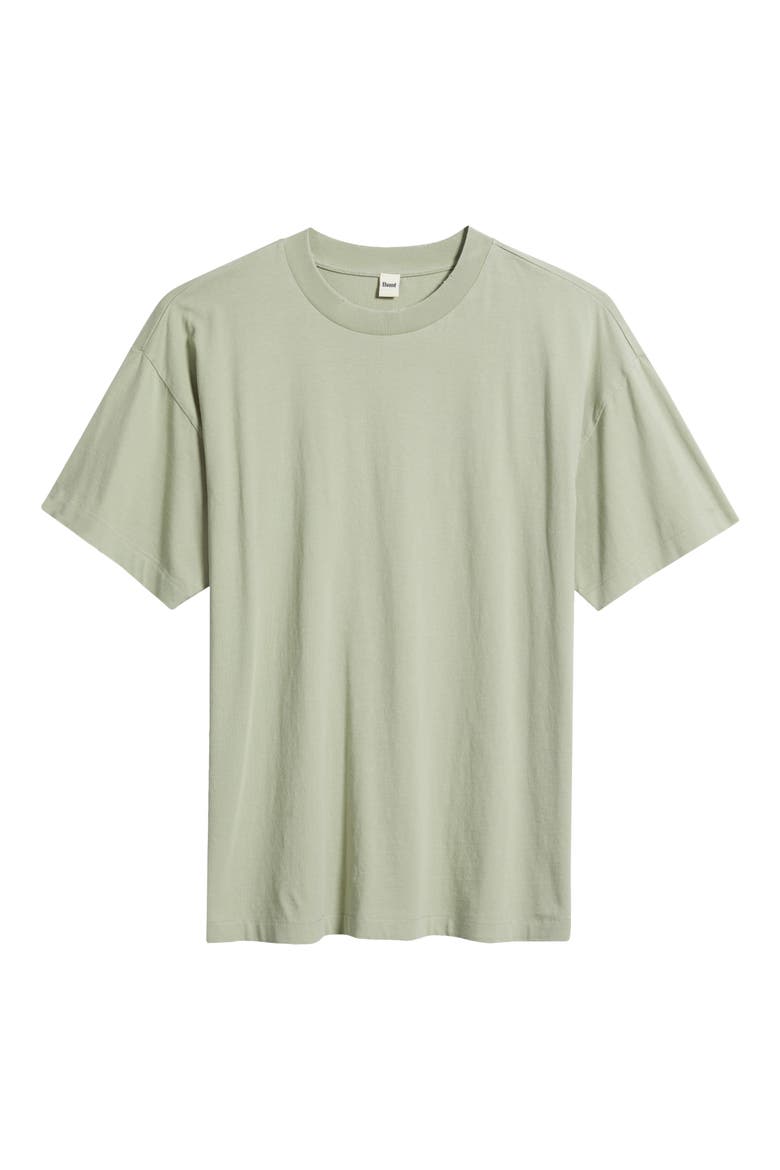 Distressed Organic Cotton T-Shirt, Alternate, color, SAGE