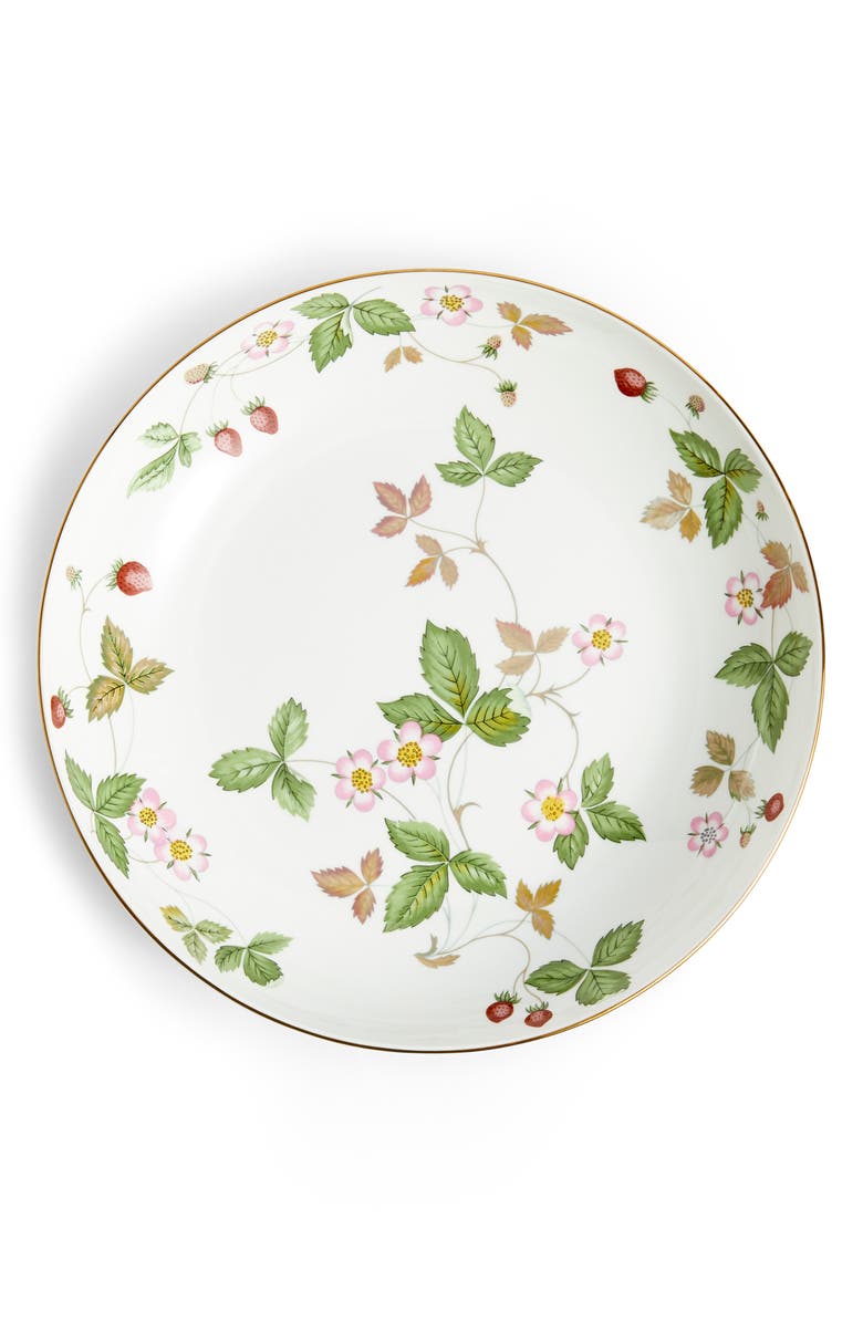 Wedgwood Wild Strawberry Bone China Pasta Bowl, Alternate, color, 