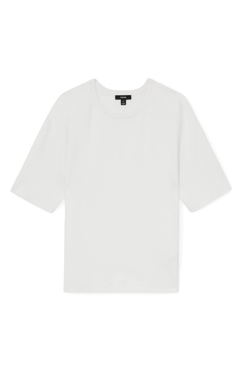 Reiss Amigo Rib T-Shirt, Alternate, color, White