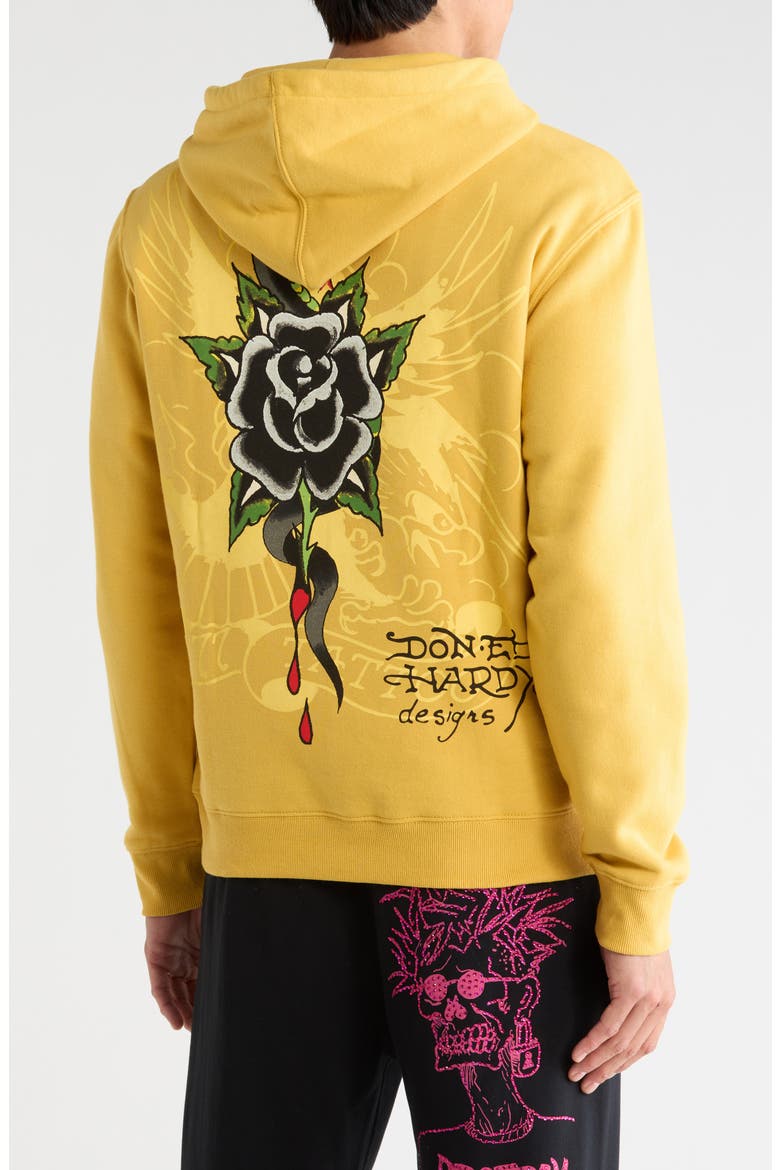 Sacred Heart Hoodie, Alternate, color, GOLDEN YELLOW