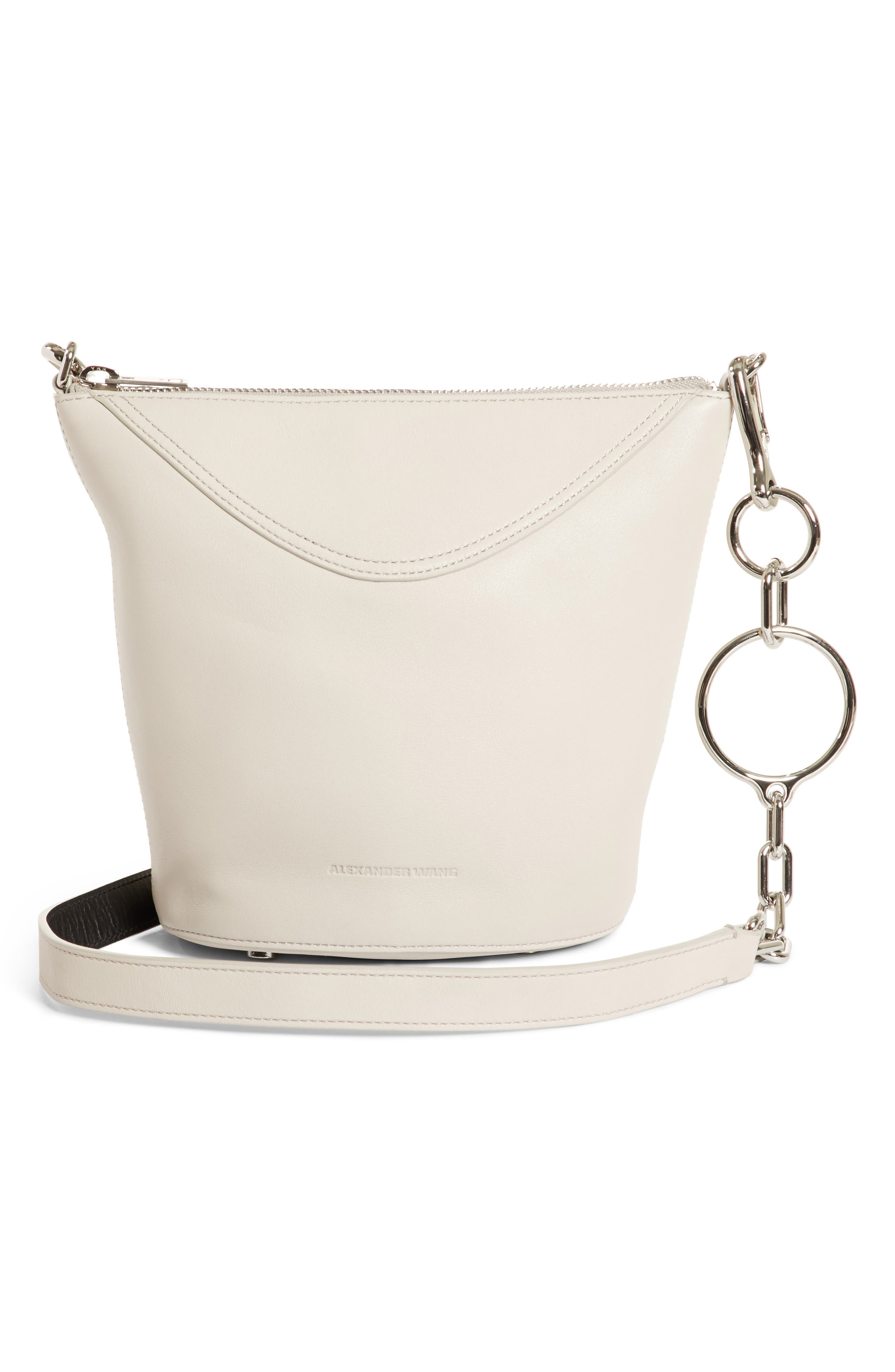 Alexander Wang Ace Leather Bucket Bag, Alternate, color, 