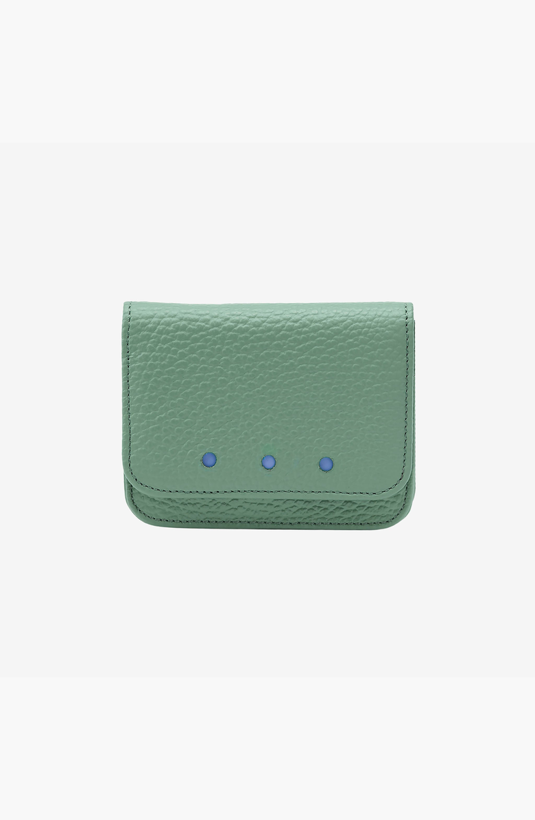 Tusk Ascot Flapover Card Case, Main, color, Sage