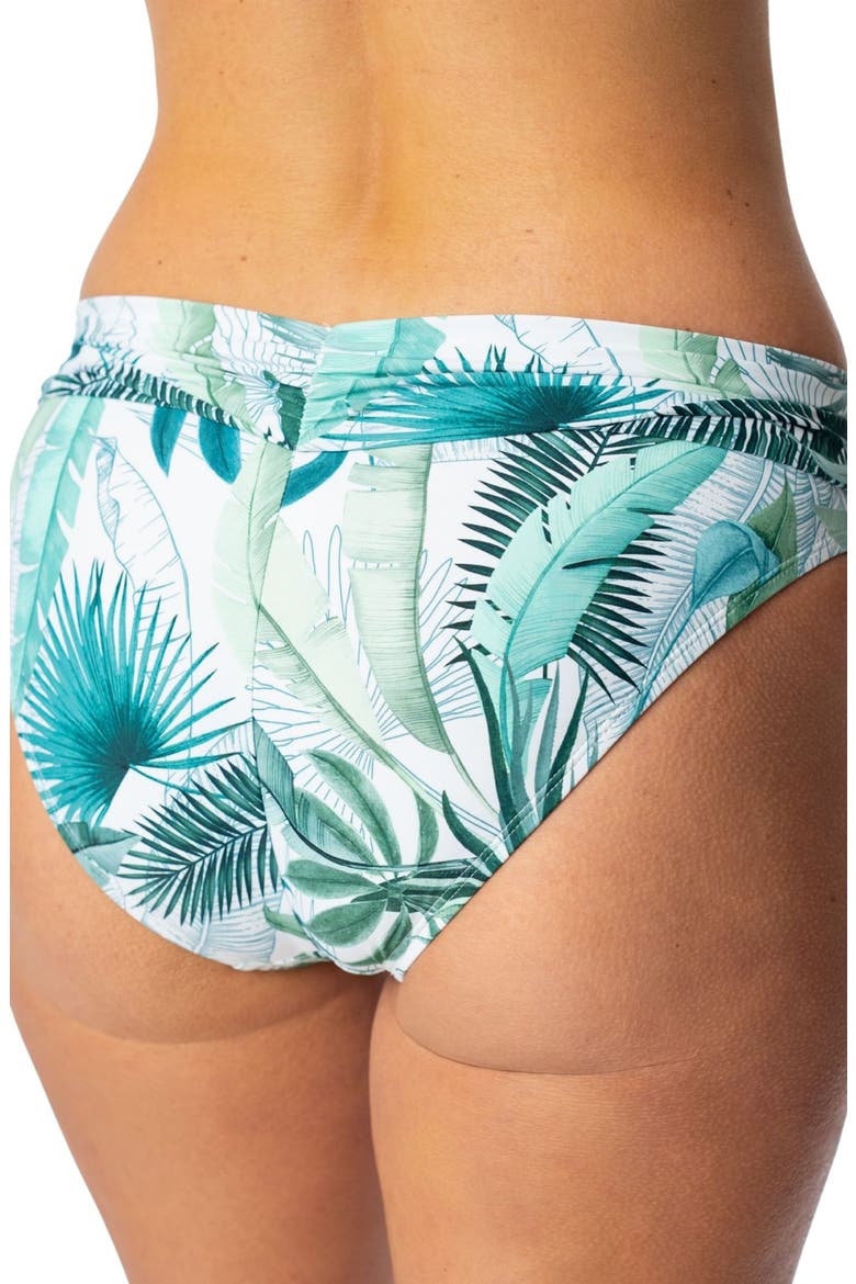 Julie Hipster Bikini Bottoms, Alternate, color, WHITE/ TEAL