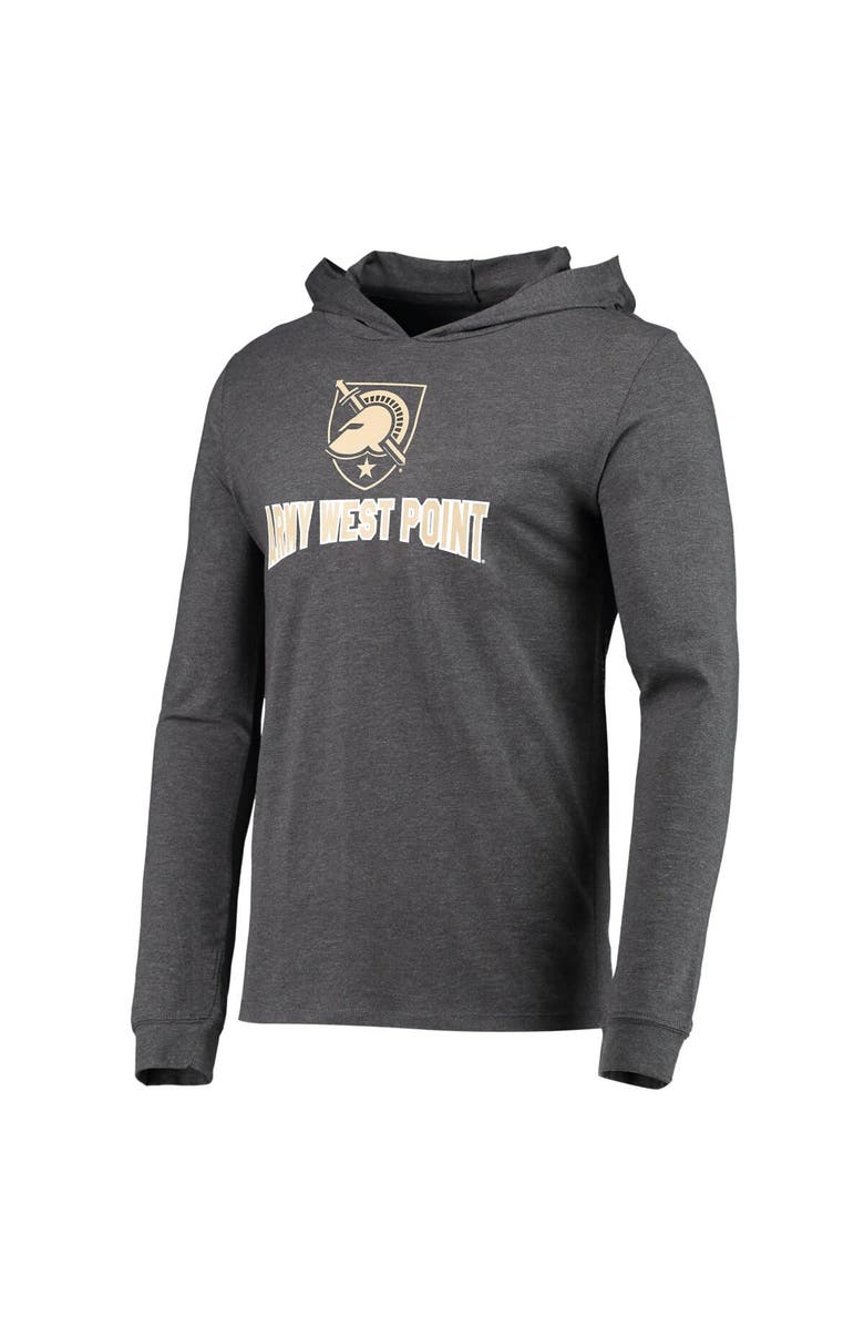 CONCEPTS SPORT Men's Concepts Sport Black/Heather Charcoal Army Black Knights Meter Long Sleeve Hoodie T-Shirt & Jogger Pajama Set, Alternate, color,