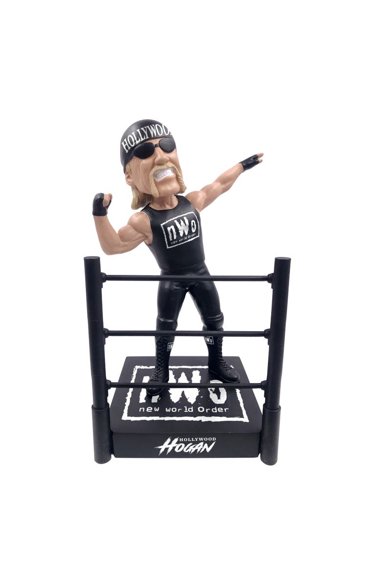 FOCO "Hollywood" Hulk Hogan (NWO) WWE Ring Base Exclusive Bobblehead #/360, Main, color, Multi-Color